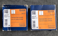 2x Jung Tastensatz 2fach schwarz Serie LS LS402TSASW