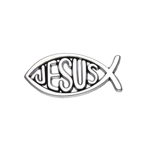 Fisch ichthys jesus anstecker - fisch,