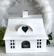Shabby großes Windlicht Haus