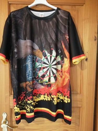 Herren dart darts dartshirt - dart,