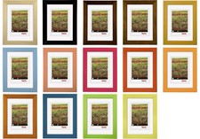 Hama Holz Rahmen Foggia Bilder-Rahmen Poster Fotos Portrait Wand Holzrahmen Glas