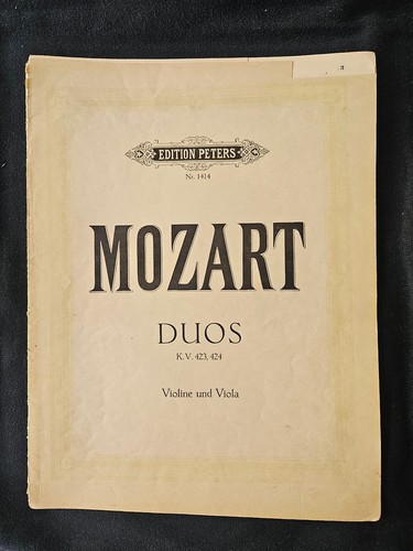 Violine mozart duos - violine:,