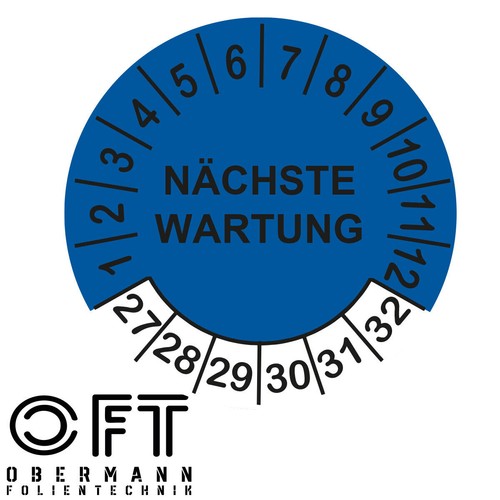 Prüfplakette nächste wartung - prüfplakette,