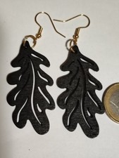 Ohrhänger goldfarben  schwarz