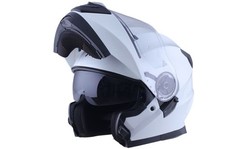 Klapphelm ADN HELMETS Audace Bianco Puro Motorradhelm Motorrad Helm Weiß XXL