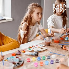 Mini Acrylfarben Set Pinsel