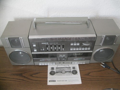 Vintage boombox ghettoblaster - boombox,
