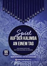 Spiel auf der Kalimba. Internationale Lieder. Einfache noten, Kalimba spielen