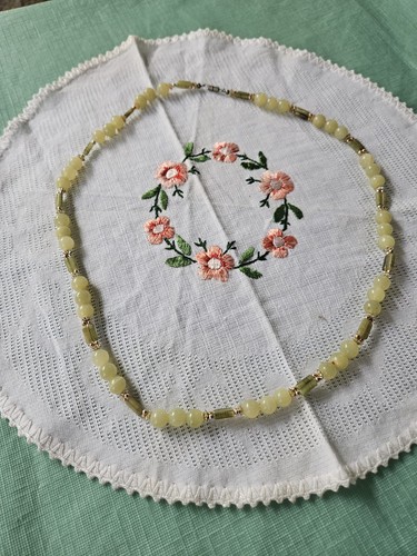 Vintage celadon jade kette - vintage,
