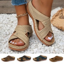 Damen Pantoletten Sandalen