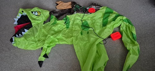 Rex kostüm aufblasbare - 1x, t-rex-kostüm