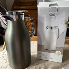 Alfi Isolierkanne Skyline, Thermokanne, Edelstahl, Cool Grey Matt, 1.5 L