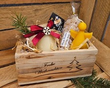Honig Geschenkkiste direkt vom Imker, ein perfektes Weihnachtsgeschenk