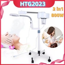 800W 2in1 Facial Steamer Bedampfer Dampfgerät 5X Lupenleuchte Kosmetikstudio SPA