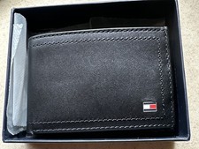 TOMMY HILFIGER - GELDBÖRSE Harry MINI - LEDER SCHWARZ - NEU Geldbeutel