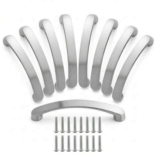 Schrankgriffe 8er set - schrankgriffe, alu