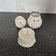 Partylite Eulen-Kollektion - Mama und Baby, unverzichtbarer Glashalter