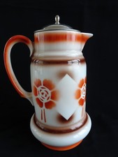 Kakaokanne Spritzdekor Lehmann & Sohn  Kahla Thüringen Leuchtenburg