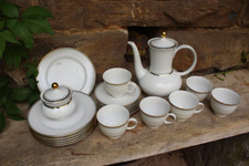 20 tlg. Kaffeeservice schwarz