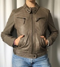 kurze Lederjacke Biker Oakwood