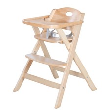 Roba Klapphochstuhl Fold Up Smart Baby- & Kinderhochstuhl Holz natur TOP