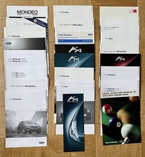 Konvolut Prospekte Preislisten Ford Ka Streetka Fiesta Mondeo Cougar MS Design