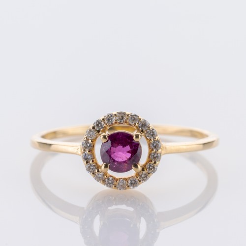 Ring aus 585er - gelbgold, mit