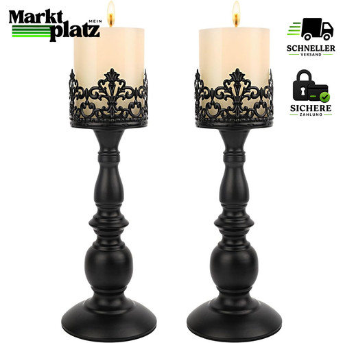 Kerzenhalter gotisch matt - kerzenhalter,
