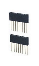 Buchsenleiste Mikrocontroller Header stapelbar extra lang 8-polig 2 Stück (0082)