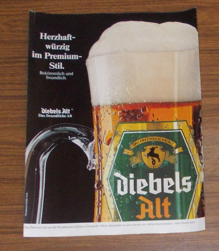 Seltene werbung diebels alt - werbung,