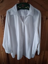 Damenbluse Adia Fashion Langarm Weiß