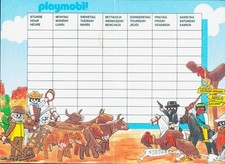 Stundenplan Playmobil 80-er