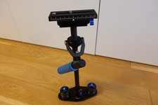 Gimbal Kamera Stativ - Gewinde schwarz Carbon Optik inkl. Gewichte Alu eloxiert