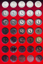 35 x 5 DM  BRD Münzen 1995