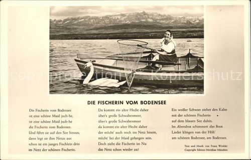 Liederkarte die fischerin vom - liederkarte,