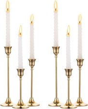 6x Kerzenständer Gold 6er Set