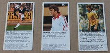 3 Sammelbilder für Hennes Weisweilers "Bundesliga-Sammelalbum" 1978