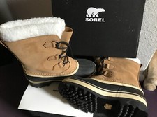Damenstiefel Winter SOREL Caribou Gr. 39 beige einmal getragen
