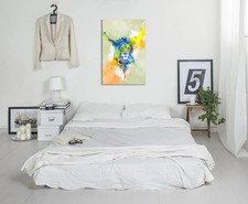 60x90cm Loewe Aquarell Art