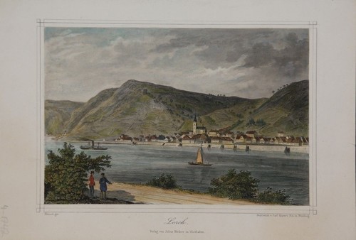 Lorch kolorierter - (rheingau).,