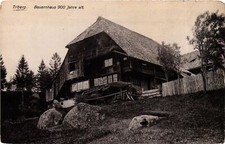 Old postcard Triberg farmhouse
