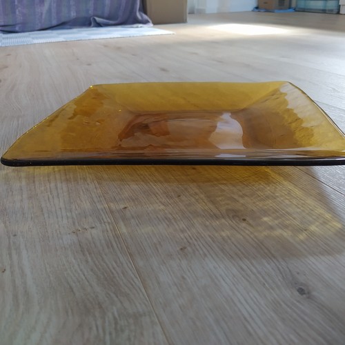 Glasteller groß eckig x - glasteller,
