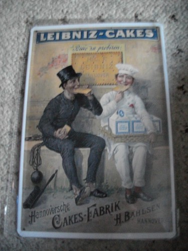 Blechschild kekse 20x30cm - 20x30cm,