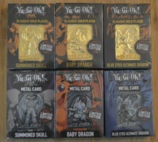 Yu-Gi-Oh! Fanattik Metal Card & 24K Gold Plated Limited Edition Karten