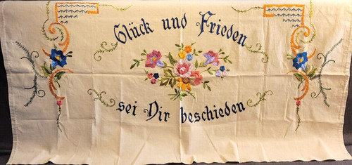 Antikes textil wäschetuch - antikes, textil,
