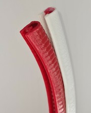 1-4 Kantenschutz Kantenschutzprofil weiß Keder Kederband Klemm Profil Gummi rot