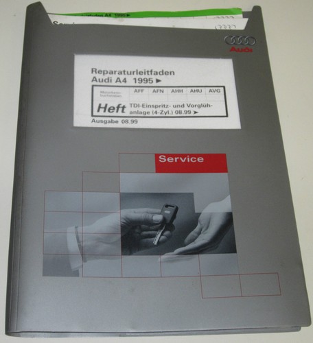 Werkstatthandbuch audi typ - audi, a4