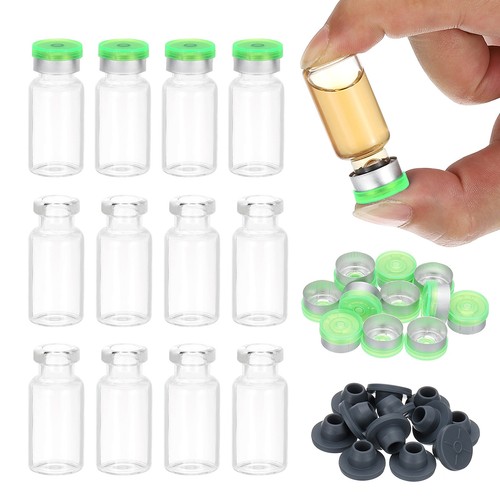 12pcs 3ml small clear glass - 3ml,