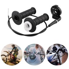 2x 22mm 7/8" Handgriffe Gasgriff Gasdrehgriff Motorrad Quad Dirt Bike Universal