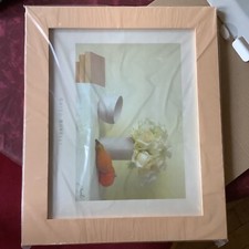 Guido Borelli: Kunstdruck in massivem Vollholz-Wechselrahmen ca.50,5x60,5cm